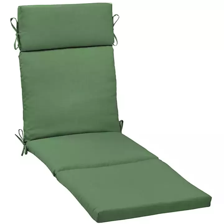 Outlet Moss Leala Texture Outdoor Chaise Cushion Outdoor Cushions & Pillows