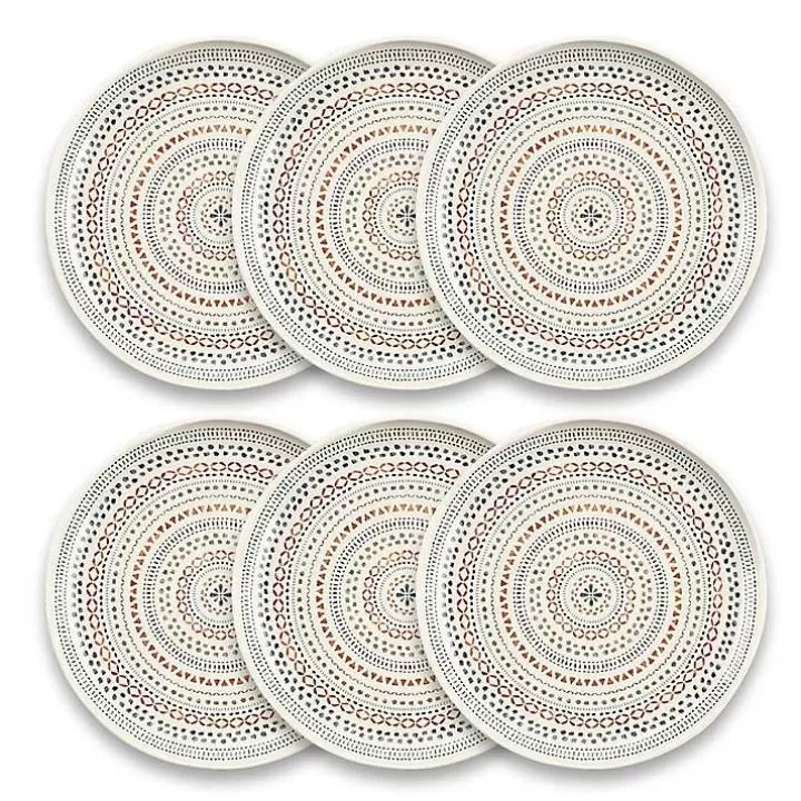 Online color Melamine Malena Dinner Plates, Set of 6 Outdoor Dining