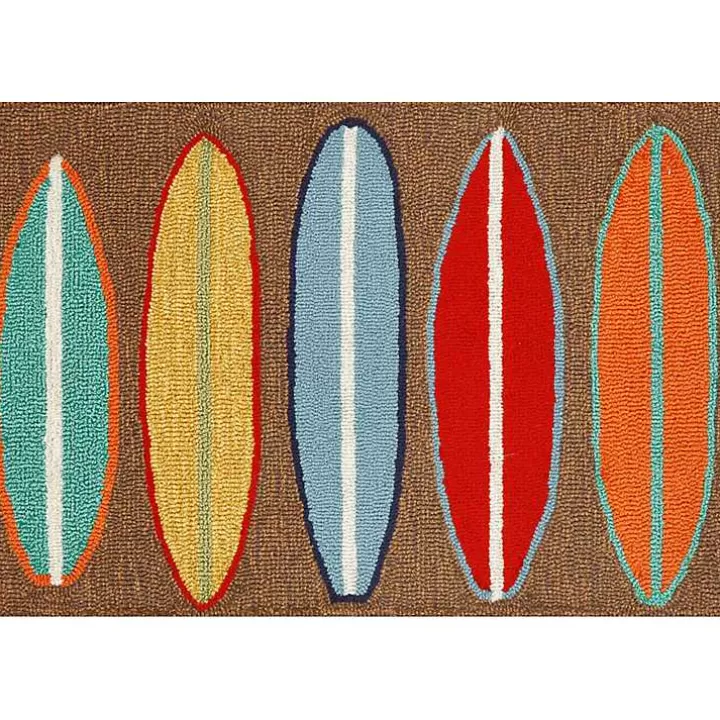 Flash Sale color Surfboard Outdoor Accent Rug, 30x20 Doormats