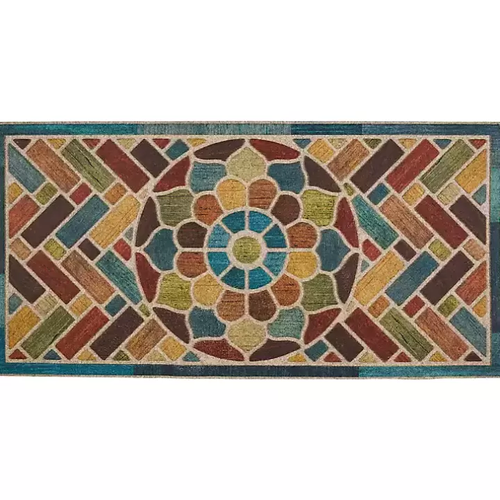 Sale color Woodblock Garden Doormat Doormats