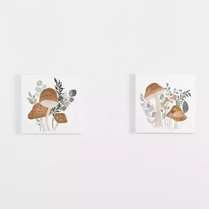 Best Sale Mushroom Canvas Art Prints, Set of 2 Canvas Art