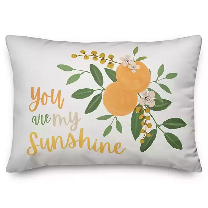 Best My Sunshine Fruit Outdoor Lumbar Pillow Outdoor Cushions & Pillows