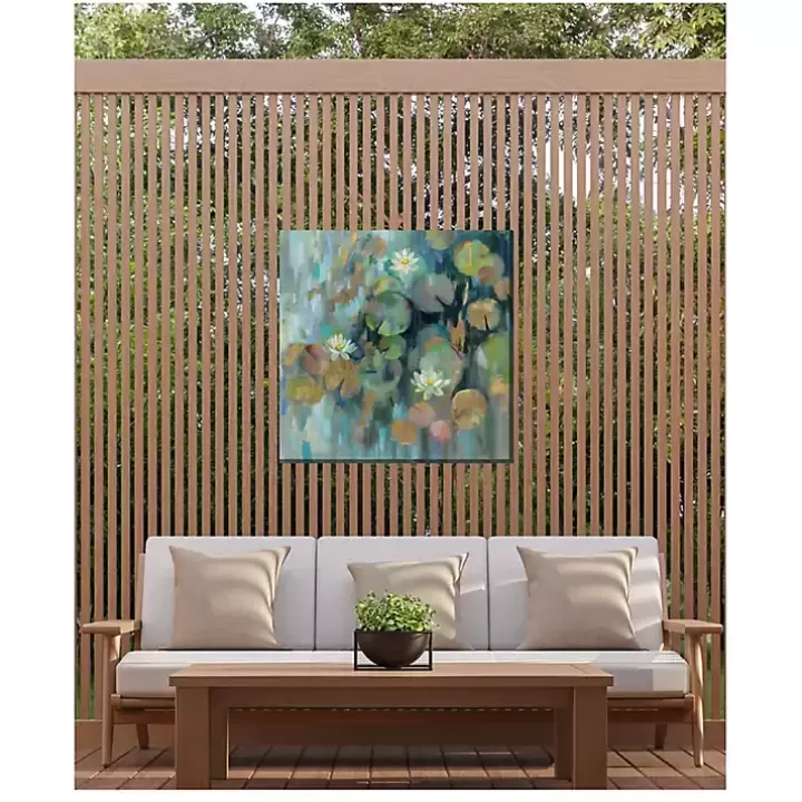 New Mystic Pond Outdoor Canvas Art Print Outdoor Wall Decor