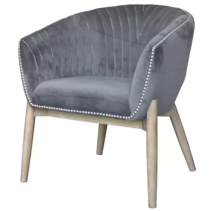 Online Nadia Velvet Club Chair Accent Chairs