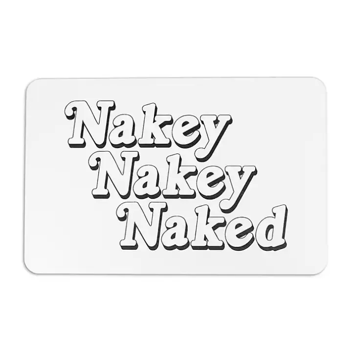 Fashion Nakey Nakey Stone Bath Mat Bathroom Rugs