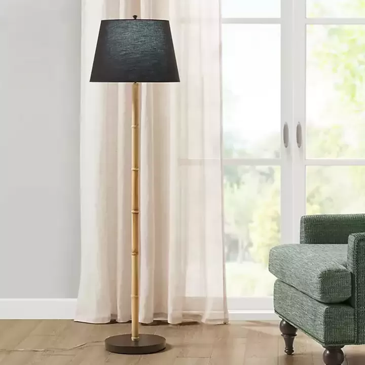 Fashion Nassau Bamboo Martha Stewart Floor Lamp Floor Lamps