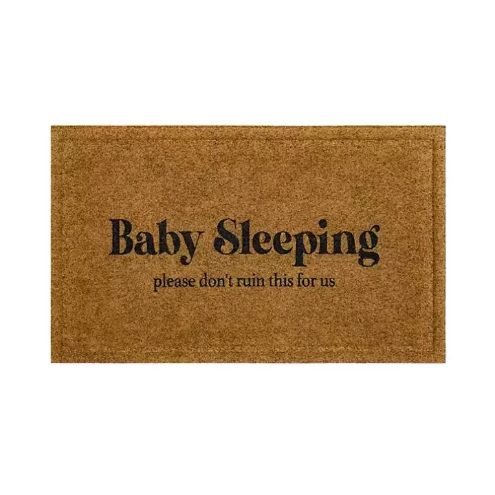 Sale Natural Baby Sleeping Funny Doormat Doormats