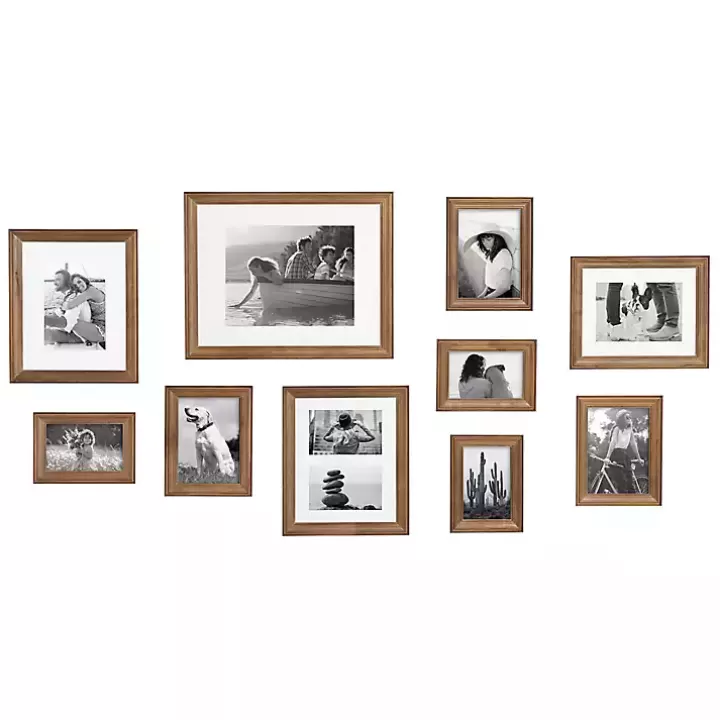 Outlet Natural 10-pc. Gallery Wall Frame Set Gallery Wall Frames