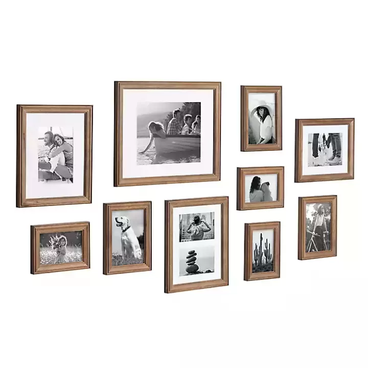 Outlet Natural 10-pc. Gallery Wall Frame Set Gallery Wall Frames