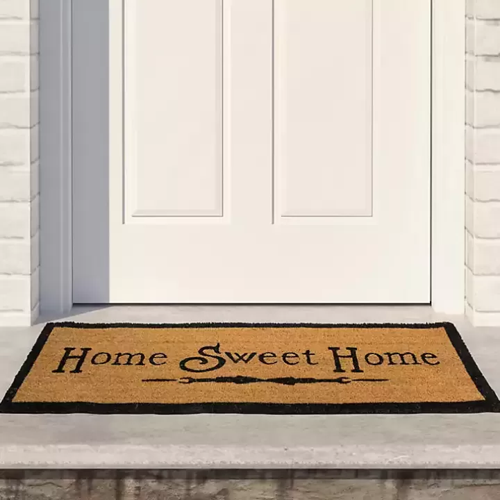 Shop Natural Coir Home Sweet Home Doormat Doormats