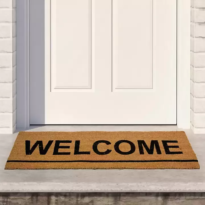 Outlet Natural Coir Welcome Doormat Doormats