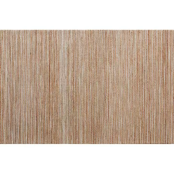 New Natural Jute and Wool Woven Area Rug, 5x8 Area Rugs