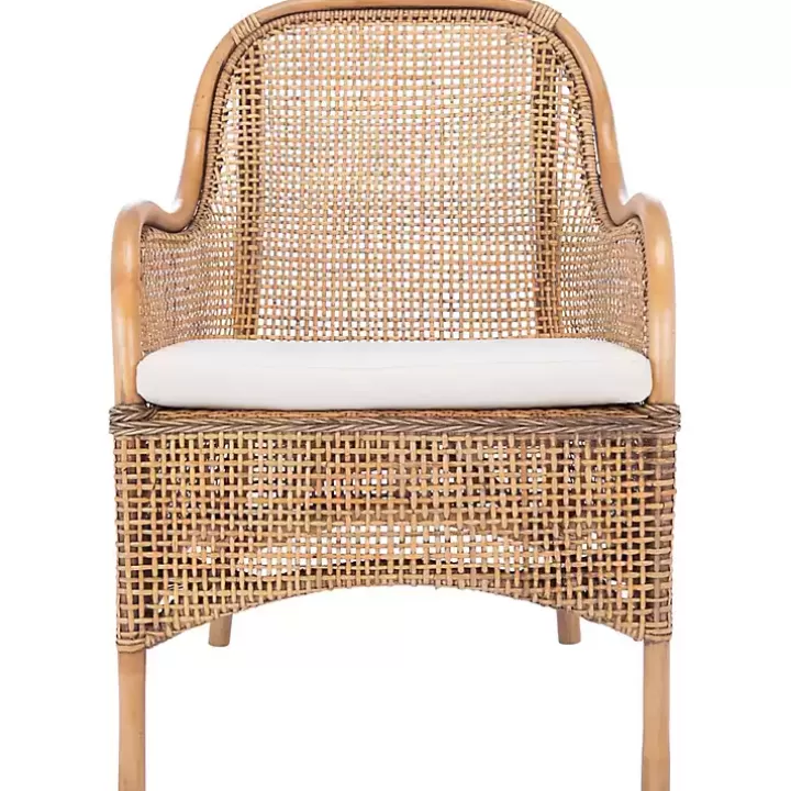 Fashion Natural Rattan Charlie Accent Chair Accent Chairs