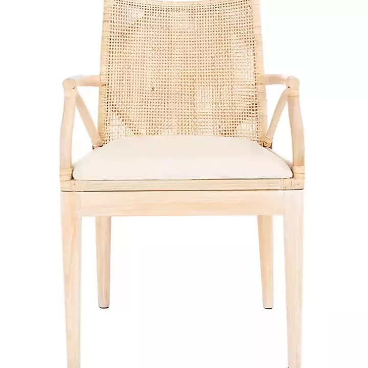 Discount Natural Rattan Gianna Accent Chair Accent Chairs