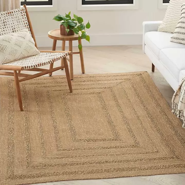 Hot Natural Seagrass Indoor/Outdoor Area Rug, 4x6 Area Rugs