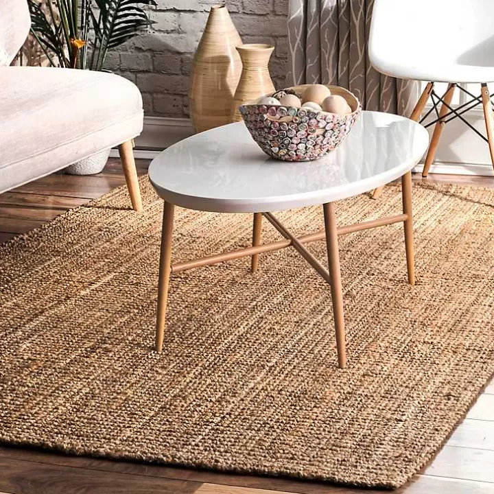 Cheap Natural Solid Addy Area Rug, 5x8 Area Rugs