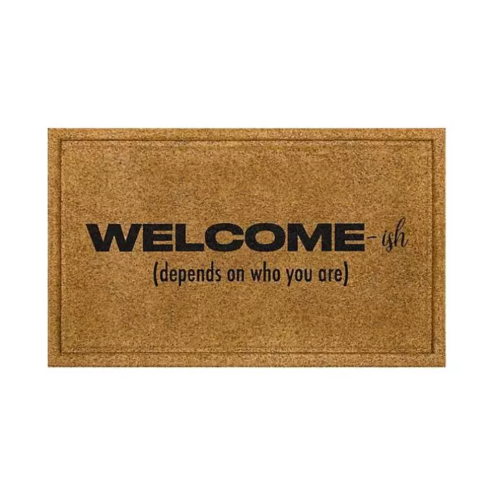 Sale Natural Welcome-ish Doormat Doormats