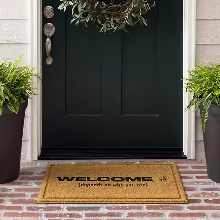 Sale Natural Welcome-ish Doormat Doormats