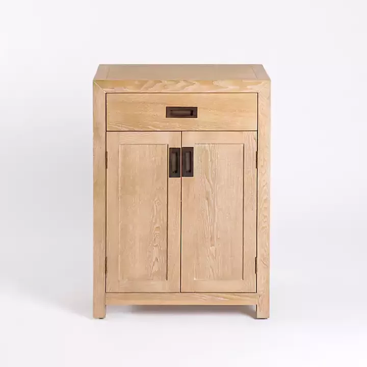 New Natural Wood Closed Modular Cabinet Cabinets & Sideboards