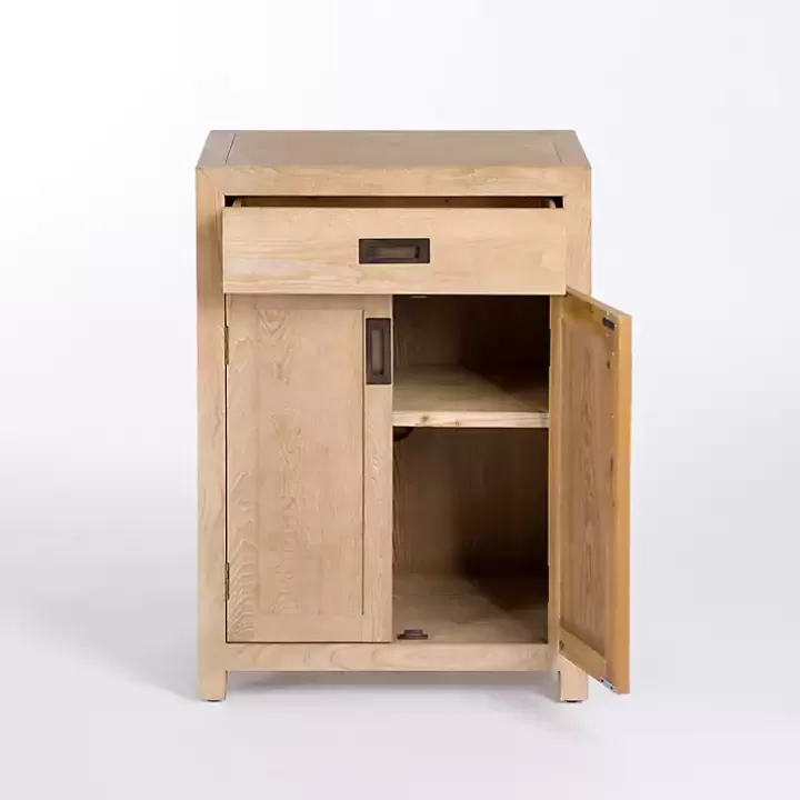New Natural Wood Closed Modular Cabinet Cabinets & Sideboards