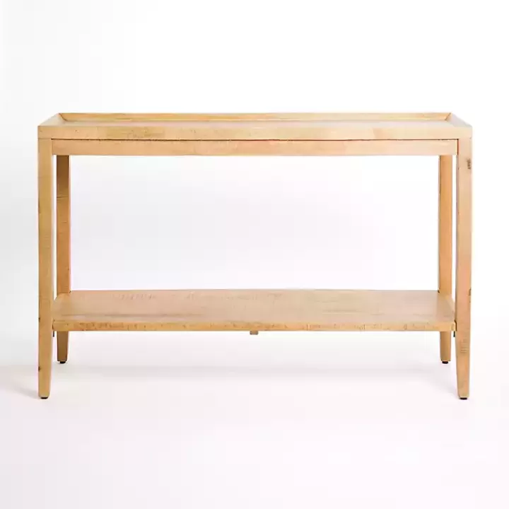 Flash Sale Natural Wood Hughes Console Table Console Tables