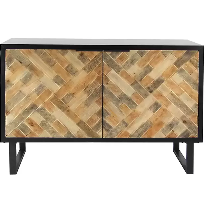 Cheap Natural Wood Mosaic Paneling Cabinet Cabinets & Sideboards