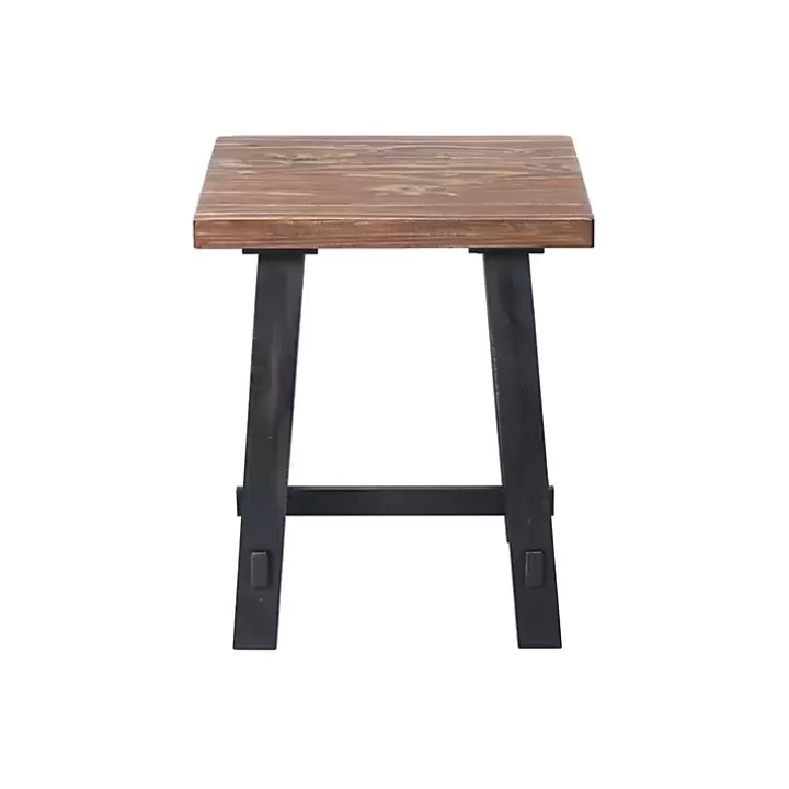 Hot Natural Wood Sawhorse Accent Table Accent & End Tables