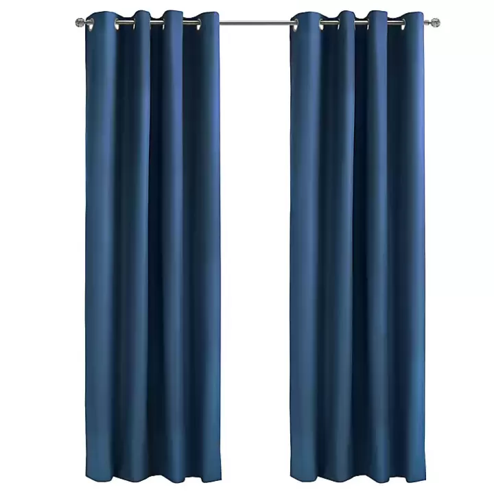 Online Navy Alpine Blackout Curtain Panel, 95 in. Curtains & Drapes