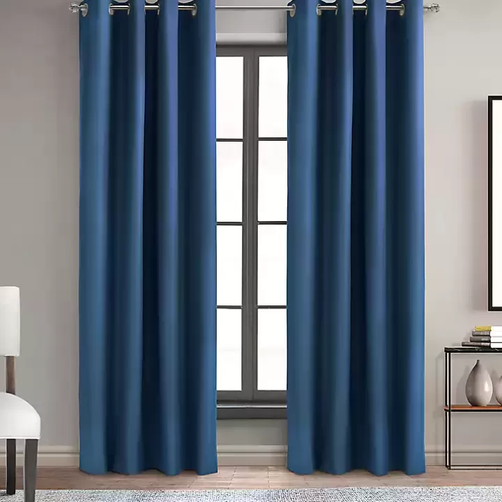 Online Navy Alpine Blackout Curtain Panel, 95 in. Curtains & Drapes