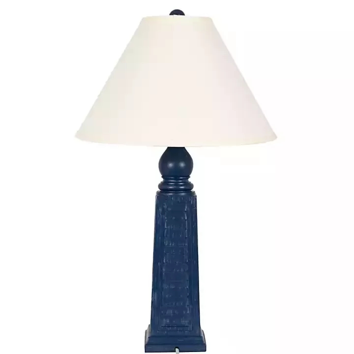 New Navy Shutter Table Lamps, Set of 2 Table Lamps