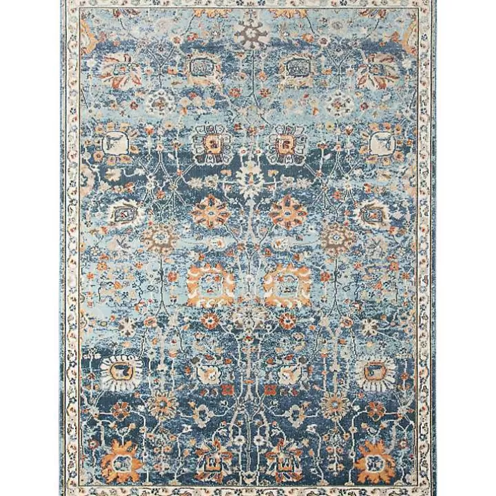 Sale Navy Bohemian Area Rug, 7x9 Area Rugs