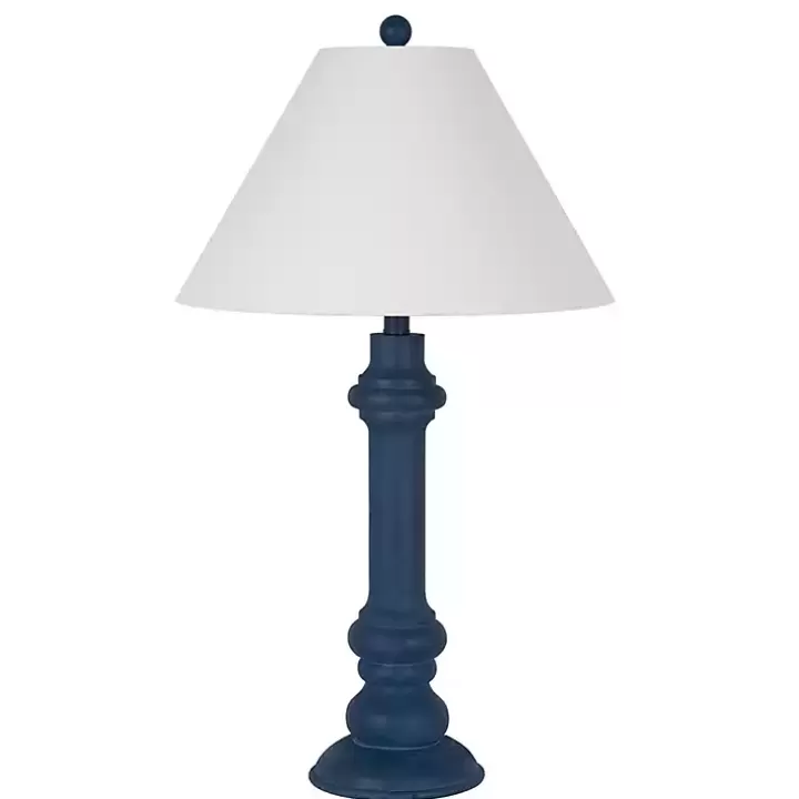 Shop Navy Coastal Ariel Table Lamps, Set of 2 Table Lamps