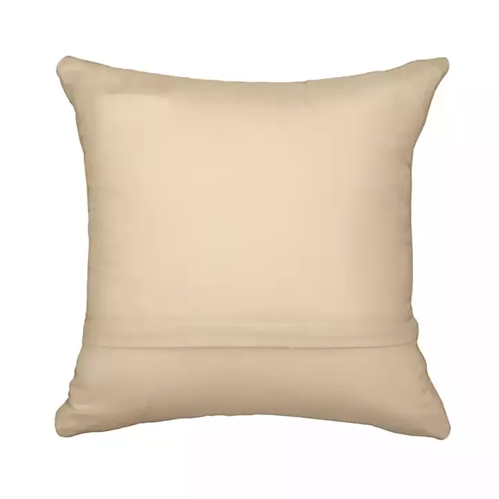 Best Navy Coral Woven Outdoor Throw Pillow Outdoor Cushions & Pillows