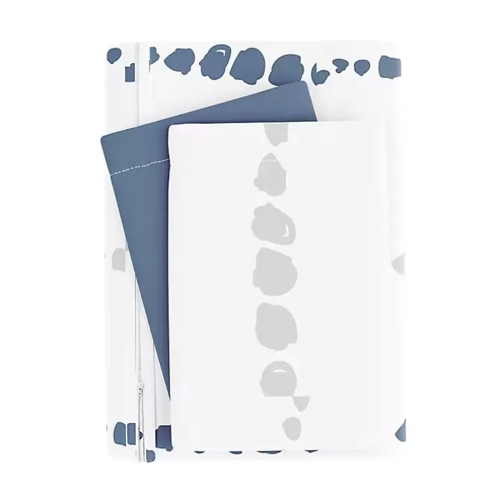 New Navy Dots Reversible 2-pc. Twin Duvet Cover Set Duvets