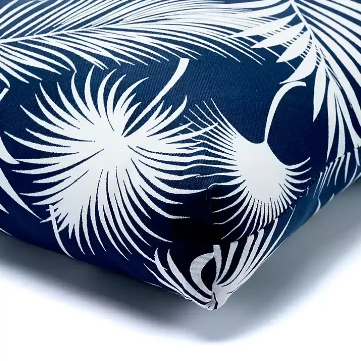 Online Navy Floral Outdoor Chair Cushion Outdoor Cushions & Pillows