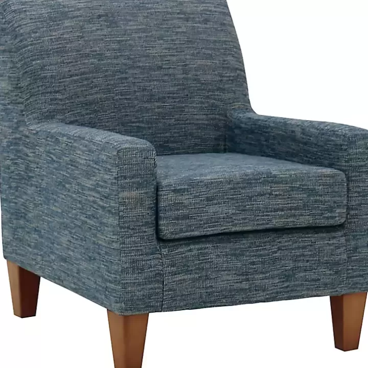 Cheap Navy Fynn Upholstered Accent Chair Accent Chairs