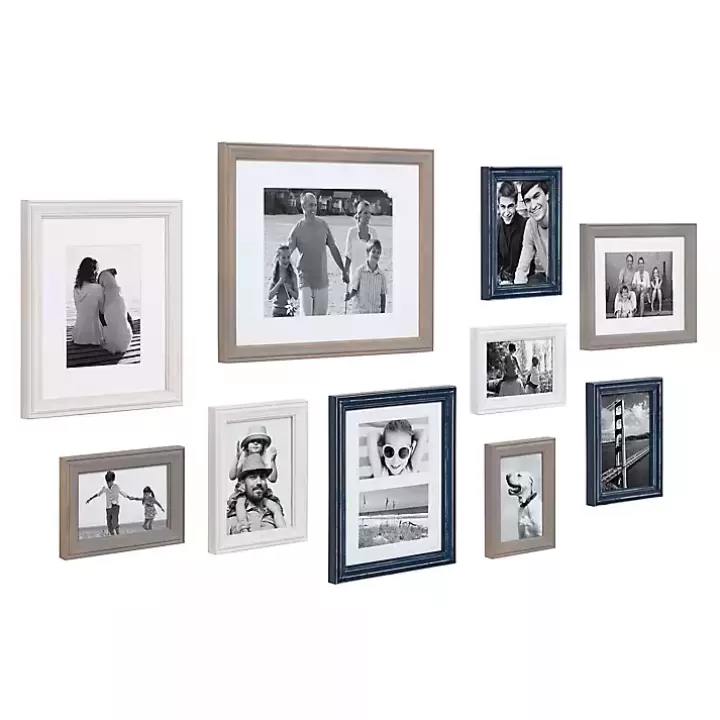 New Navy 10-pc. Gallery Wall Picture Frame Set Gallery Wall Frames