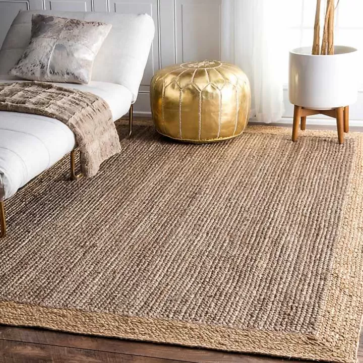 Flash Sale Neely Jute Hand Woven Area Rug, 8x10 Area Rugs