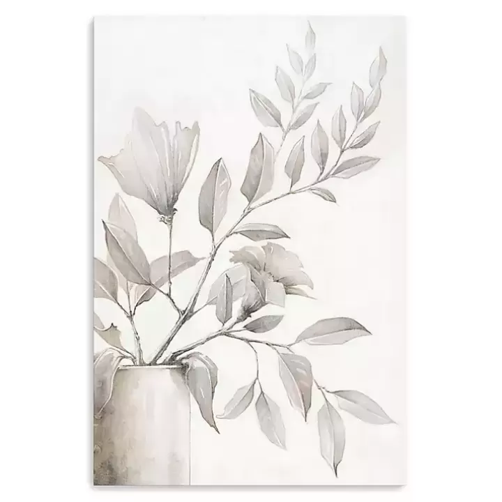 Online Neutral Potted Plant Canvas Art Print Canvas Art