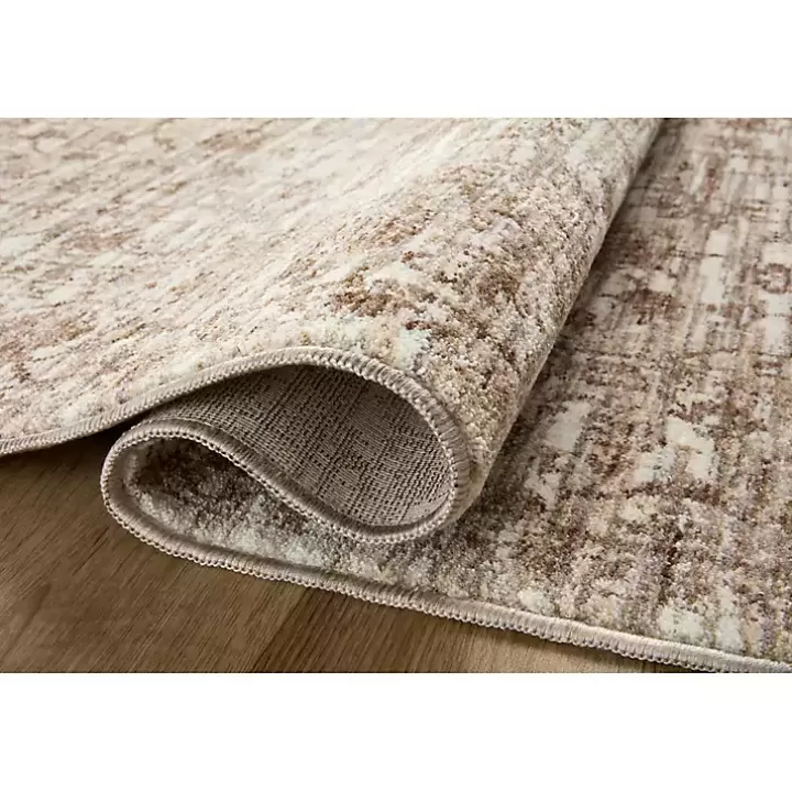 Cheap Neutral Sorrento Medallion Area Rug, 6x9 Area Rugs