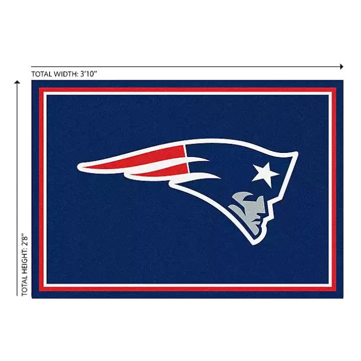 Outlet New England Patriots Area Rug, 3x4 Area Rugs