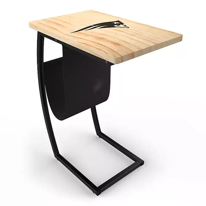 Best New England Patriots Wood C-Table Accent & End Tables