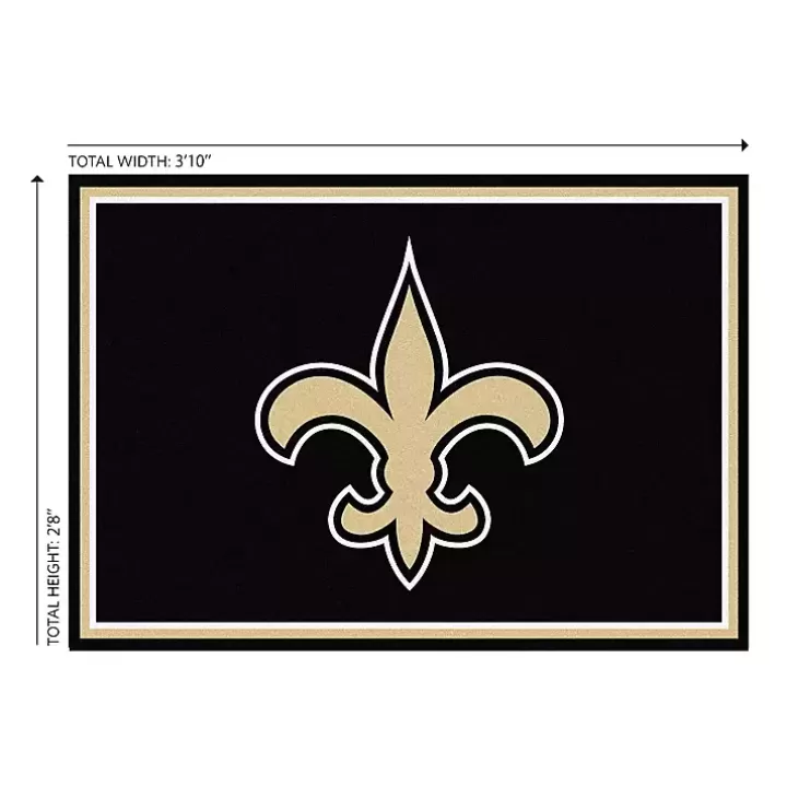 Sale New Orleans Saints Area Rug, 3x4 Area Rugs