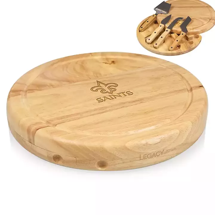 Outlet New Orleans Saints Cheese Board and Tool Set Serving & Entertaining