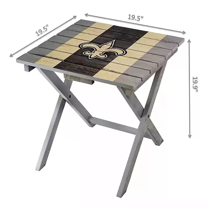 New New Orleans Saints Folding Outdoor Table Outdoor Tables