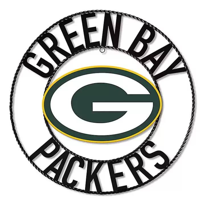 Clearance NFL Green Bay Packers Wrought Iron Wall Plaque Wall Plaques