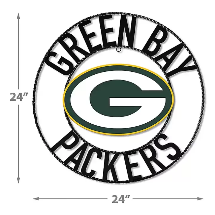 Clearance NFL Green Bay Packers Wrought Iron Wall Plaque Wall Plaques