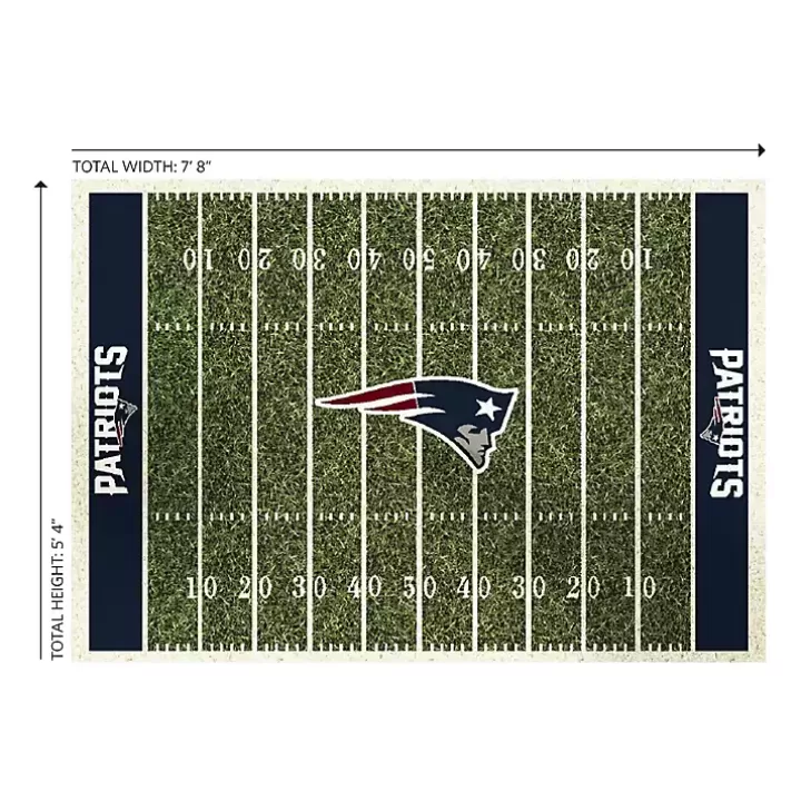 Store NFL New England Patriots Home Field Area Rug, 6x8 Area Rugs