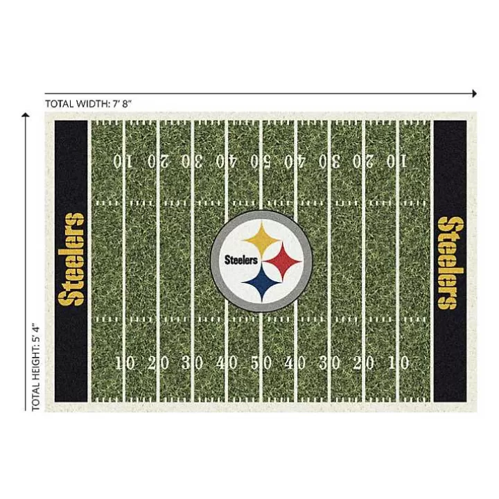 Online NFL Pittsburgh Steelers Home Field Area Rug, 6x8 Area Rugs