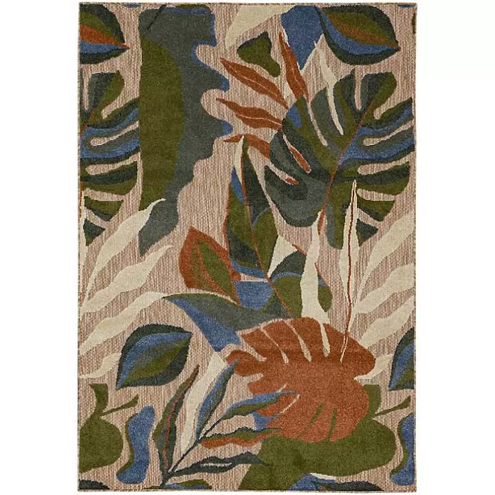 Sale North Shore Botanical Outdoor Area Rug, 9x12 Outdoor Rugs